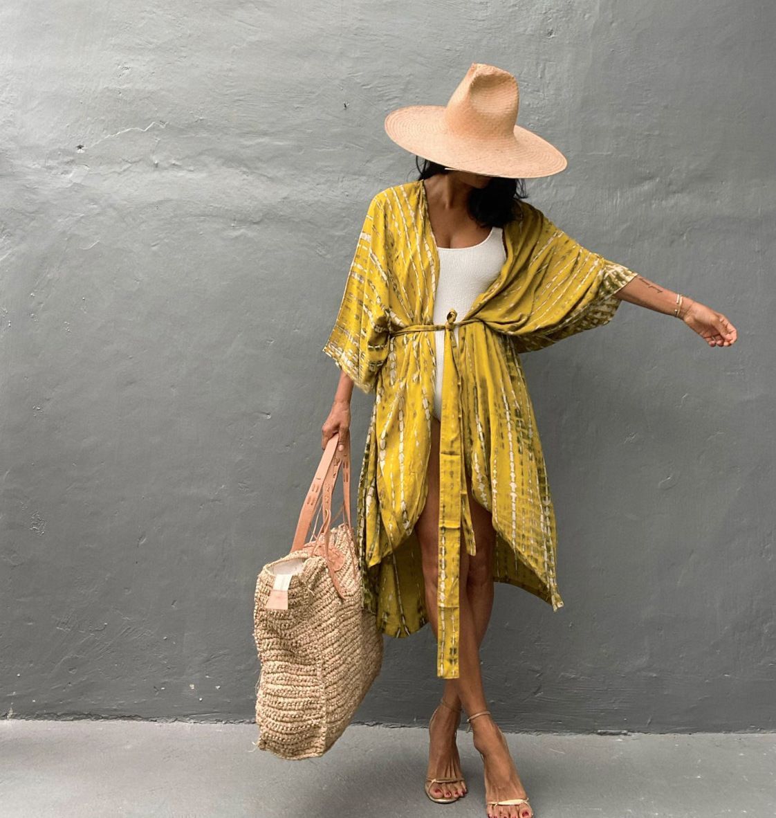 Casual, Beach Cover Up (Yellow) - Lena™ - Lena