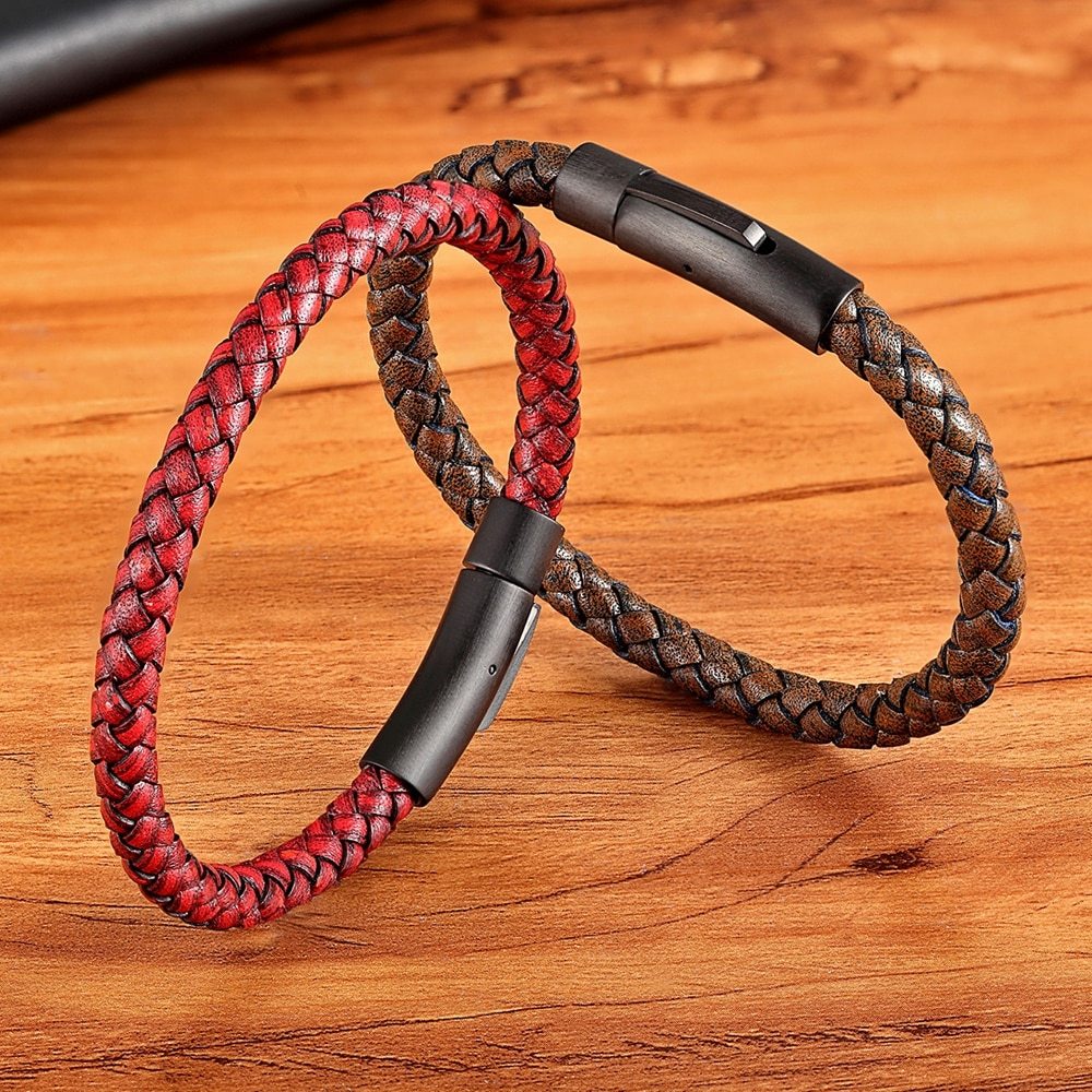 Men and women Bracelets Black Stainless Steel Jewelry Gifts
