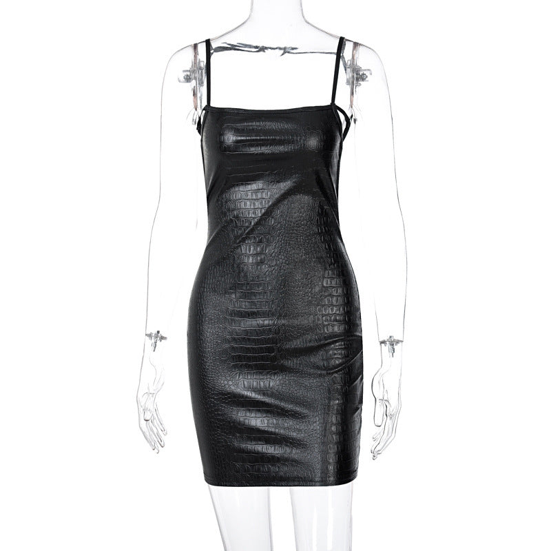 Suspender Dress With  Back Fashion