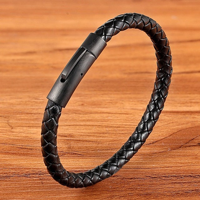 Men and women Bracelets Black Stainless Steel Jewelry Gifts