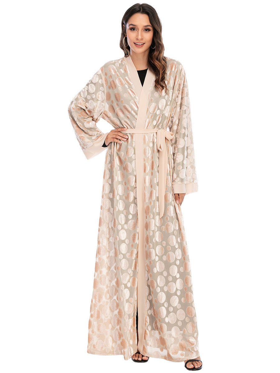 Fashion Hot Selling Dubai Arab Cardigan Robe
