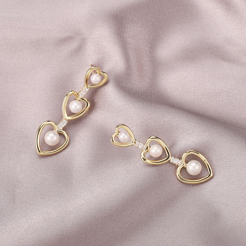 Fashion Niche Temperament Earrings Net Red Earrings Irregular Earrings