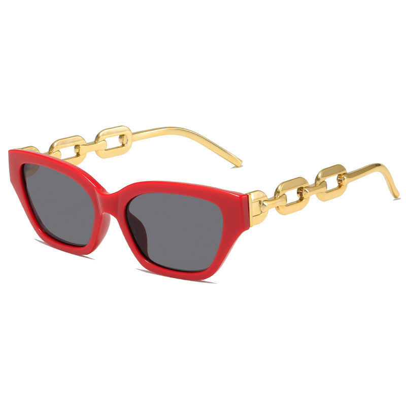 New European And American Retro Modern Thick Frame Sunglasses - Lena