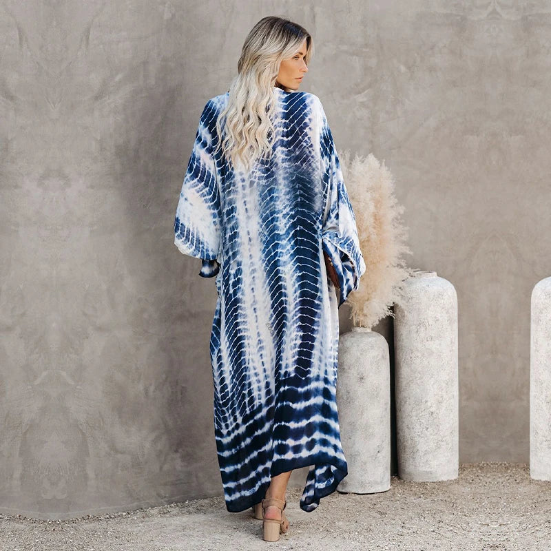 Casual, Beach coverup (Dark Blue) - Lena