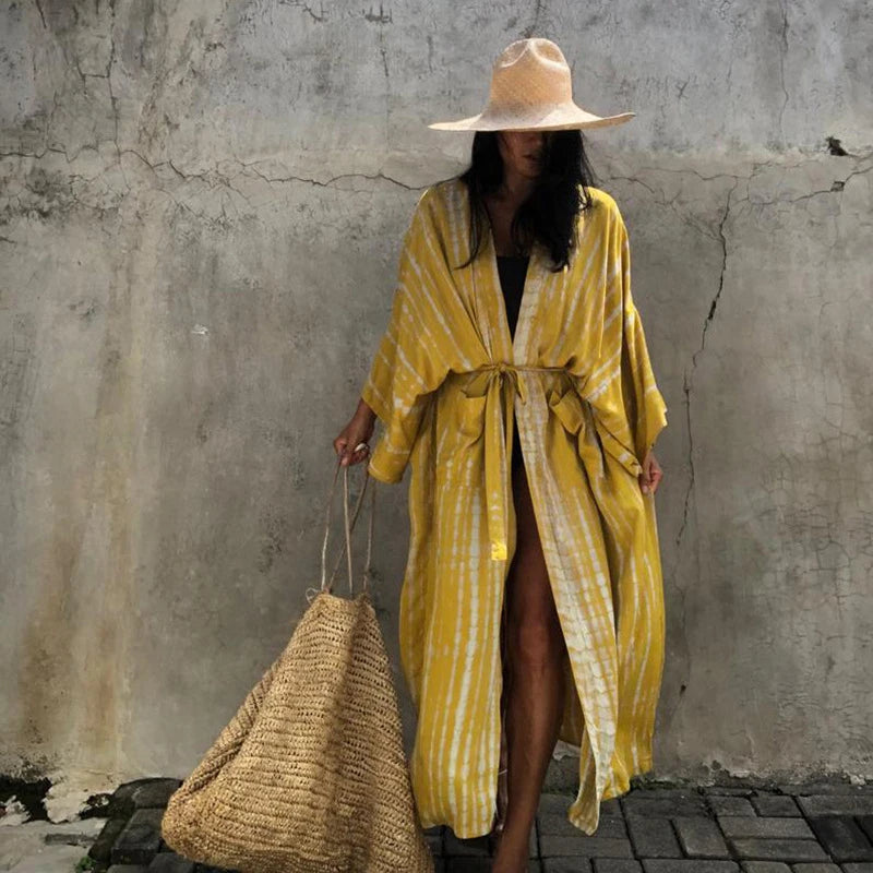 Casual, Beach Cover Up  (Yellow) - Lena™ - Lena