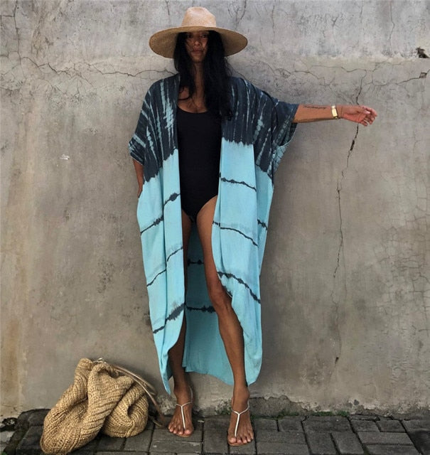 Casual, Beach Cover Up (Blue Grey) - Lena™ - Lena