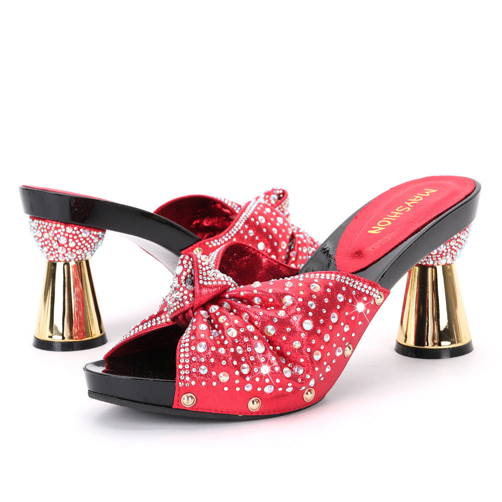 Women's Fashionable All-match Style Hot Diamond Shoes
