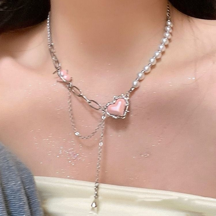 Sweet Cool Thorn Heart Necklace For Women