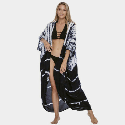 Casual, Beach Cover Up (Navy White) - Lena™ - Lena