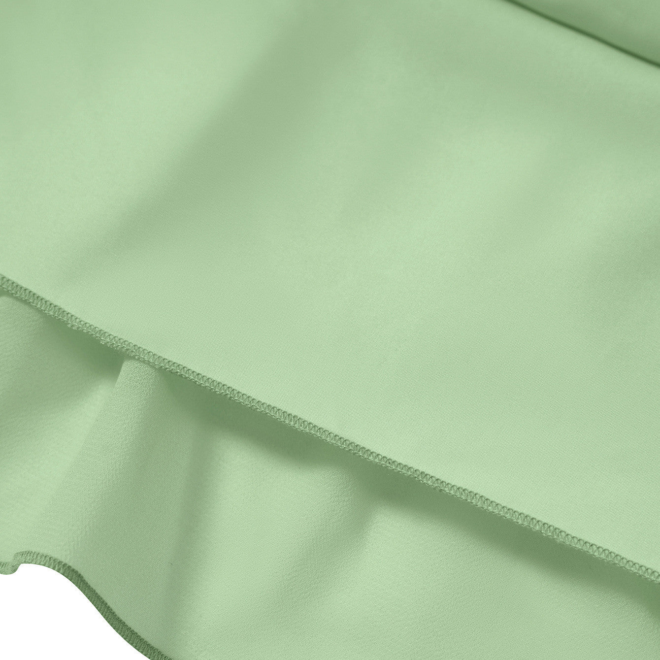 Solid Color Waist Closing Short Sleeve Dress