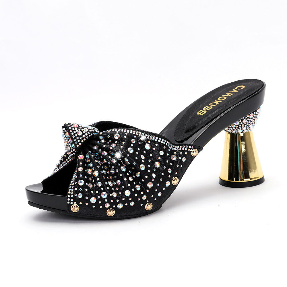 Women's Fashionable All-match Style Hot Diamond Shoes