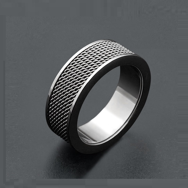 Hot Fashion Trend Stainless Steel Mesh Face Rings