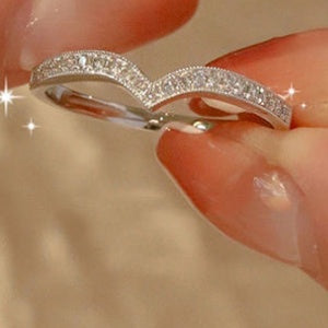 Crown Ring Female Design Wedding Opening Adjustable