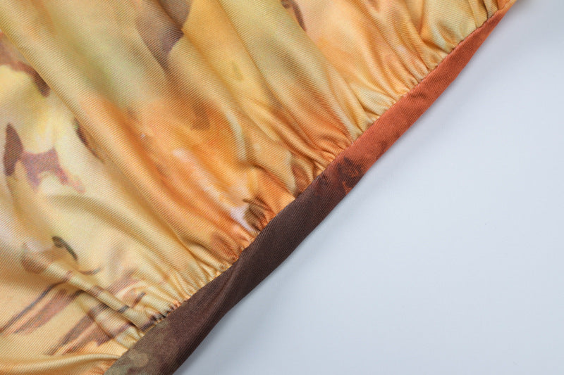 Women's Fashion Backless Lace-up Dress