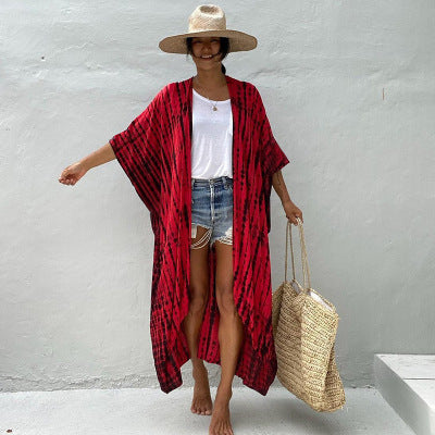 Casual, Beach Cover Up (Red) - Lena™ - Lena