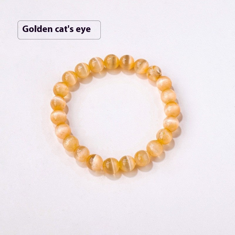 8mm Natural Crystal Stone Beads Bracelet