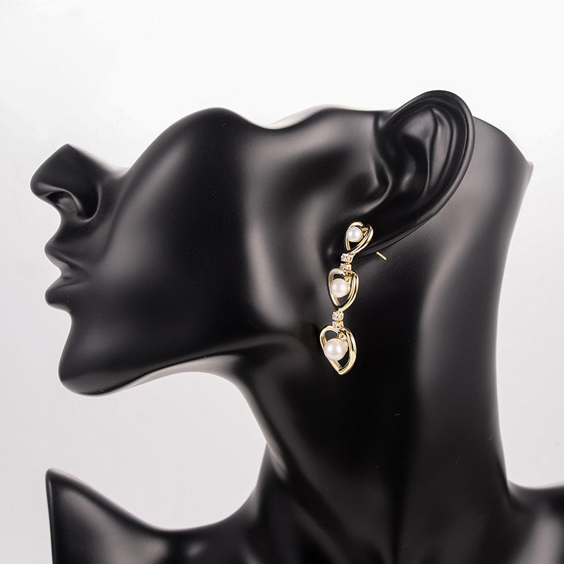 Fashion Niche Temperament Earrings Net Red Earrings Irregular Earrings