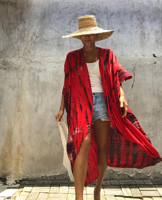 Casual, Beach Cover Up (Red) - Lena™ - Lena